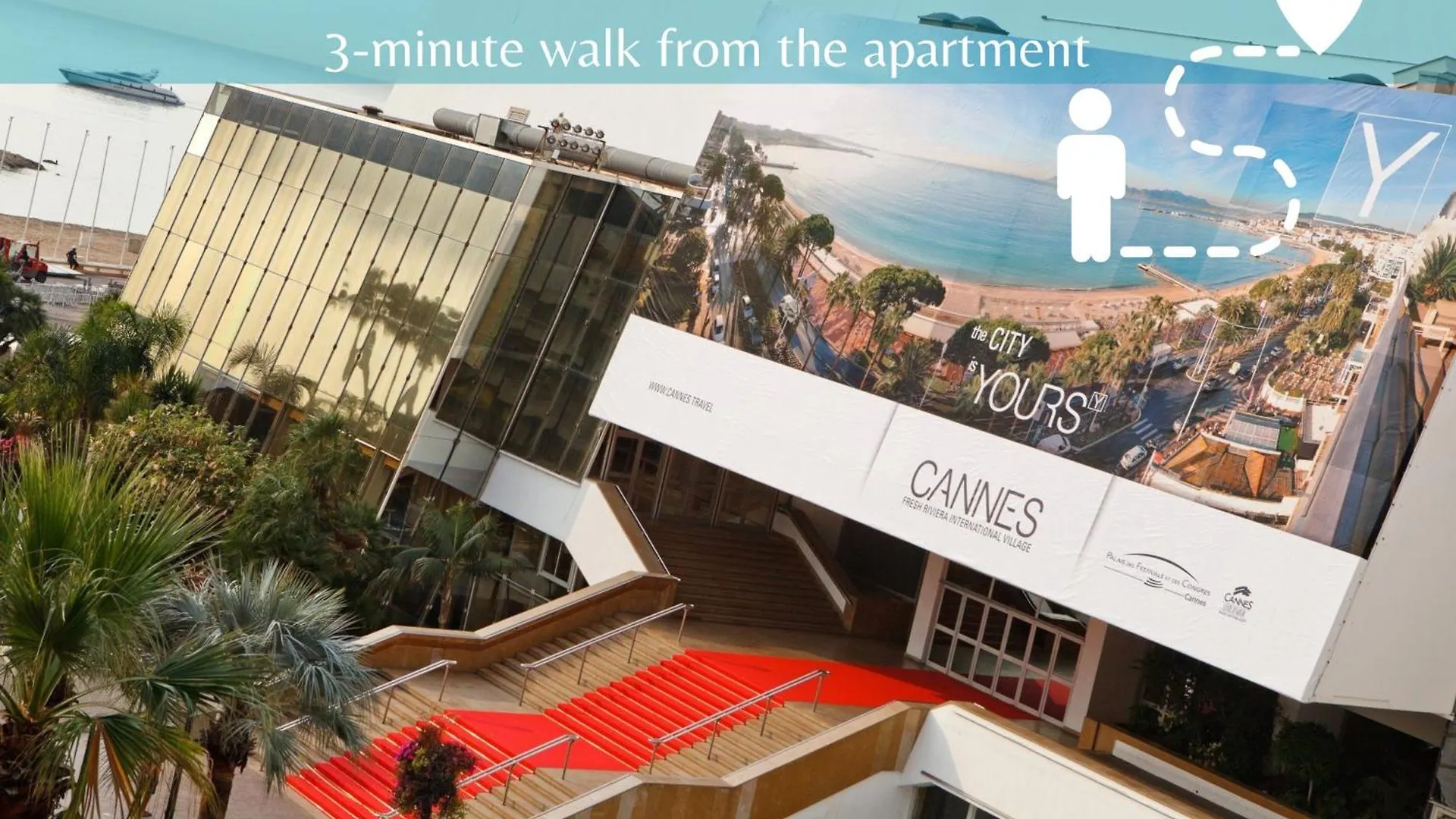 Apartment Deluxe Seaview Balcony - 2 Min Palais & Beach Cannes